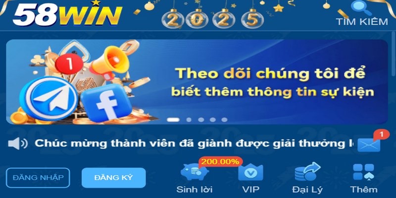 Tải ứng dụng 58Win