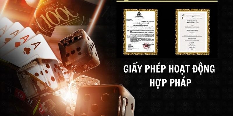 Giấy phép hoạt động 58Win: sân chơi cá cược uy tín